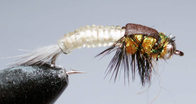 Нимфа Stonefly lt. brown