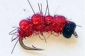 ​​​Бокоплав Ice nymph, красный