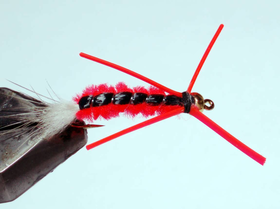 Нимфа Rubber leg Red