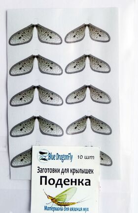 Крылья поденки серые